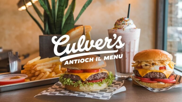 Culver's Antioch IL Menu